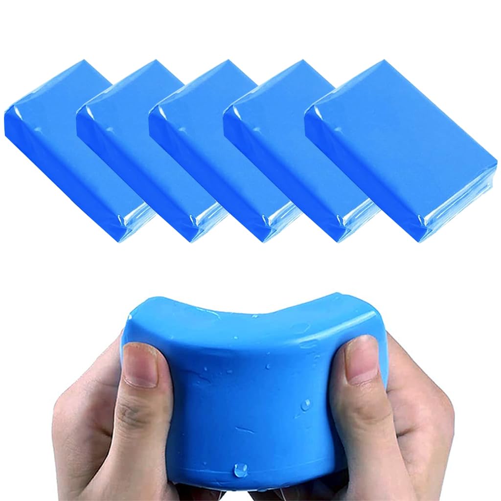 STHIRA 5 Packs Blue Car Cleaning Clay 100g Per Pack Magic Car Interior Cleaning Clay Car Detailing Clay STHIRA 5 Packs Blue Car Cleaning Clay 100g Per Pack Magic Car Interior Cleaning Clay Car Detailing Clay